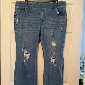 Old navy plus size boot cut jeans